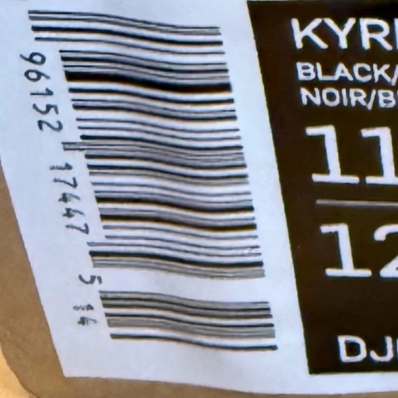 Nike Kyrie 8 Black and Gray Sneakers - Picture 4 of 4